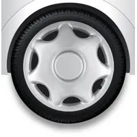 ZentimeX Z732355 Radkappen Radzierblenden universal 16 Zoll Silver