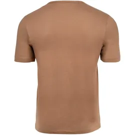 Boss Herren T-Shirt, 6er Pack - RN 6P Classic, Rundhals, Kurzarm, Cotton, uni Schwarz/Weiß/Hellbraun M