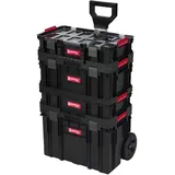 Kreher XL Werkzeugtrolley, Werkstattkoffer Set, Werkstattwagen Set ausQ-Brick Serie mit viel Zubehör! B x T x H in cm: 53 x 38 x 98 cm ! Der Mobile Alleskönner - Privat & Gewerbe