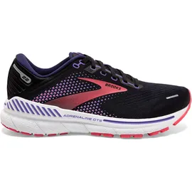 Brooks Adrenaline GTS 22 Damen black/purple/coral 38