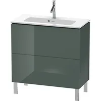 Duravit L-Cube Waschtischunterbau stehend Compact, 2 Auszüge, Breite: 820mm,