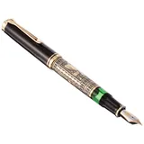 Pelikan Toledo M900 Kolbenfüller schwarz-gold B (breit)
