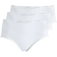 Pompadour Taillenslip 3er Pack 7730-015, 42 Weiss (PO-0060)