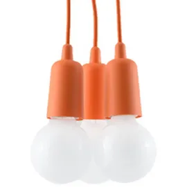 Sollux Diego 3-flg. dimmbar 60 cm orange