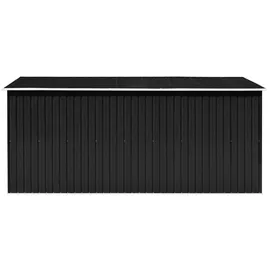 vidaXL Geräteschuppen 3,78 x 2,45 m anthrazit
