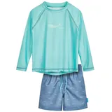 Playshoes UV-Schutz Bade-Set 1/1-Arm Hai in blau - 86/92
