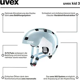 Uvex Kid 3 55-58 cm Kinder cloud/white 2024