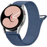 Vancle Armband für Samsung Galaxy Watch 4 Armband 40mm 44mm Damen Herren,Metall Mesh Edelstahl Ersatzarmband 20mm Uhrenarmband für Galaxy Watch 4 Classic 42mm 46mm(Navy blau)
