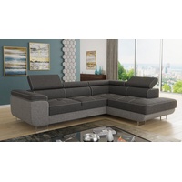 Sofnet Ecksofa Caris mit Schlaffunktion und einstellbare Kopfstützen, Wohnlandschaft