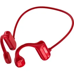 Marlone Knochenleitungskopfhörer Bluetooth 5.2 Marlone – Babylon Rot (12 h), Kopfhörer, Rot