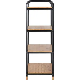 Wenko Regal Loft Bambus Braun mit 4 Etagen