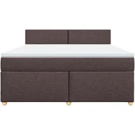vidaXL Boxspringbett 180 x 200 cm Braun