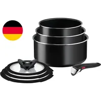 Tefal Ingenio Easy on Try-Me Pfannenset, 7-Teilig, Stapelbar, Abnehmbarer Griff,