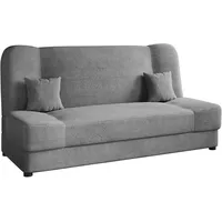 Mirjan24 Schlafsofa Jonas Cord, Sofa mit Bettkasten und Schlaffunktion, Bettsofa, Dauerschläfer-Sofa, Schlafcouch, Materialmix, Couch vom Hersteller, Wohnlandschaft (Poso 110)
