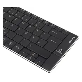 Renkforce Bluetooth-Tastatur DE schwarz (RF-DS-SLIMBT)