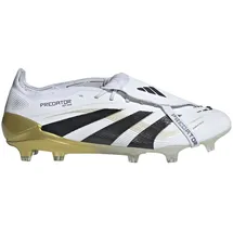 adidas Predator Elite Fold-Over Tongue FG Herren Cloud White/Core Black/Gold Metallic 48