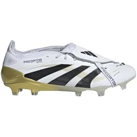 adidas Predator Elite Fold-Over Tongue FG Herren Cloud White/Core Black/Gold Metallic 48