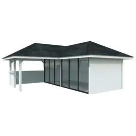 Palmako Bianca 6,72 x 6,72 m Weiß