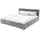 Juskys Nizza 180 x 200 cm mit Matratze grau