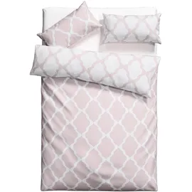OTTO home Alba Wendebettwäsche Rosa 155 x 220 cm + 80 x 80 cm