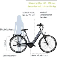 Zündapp X600 2023 28 Zoll RH 50 cm Damen grau/blau