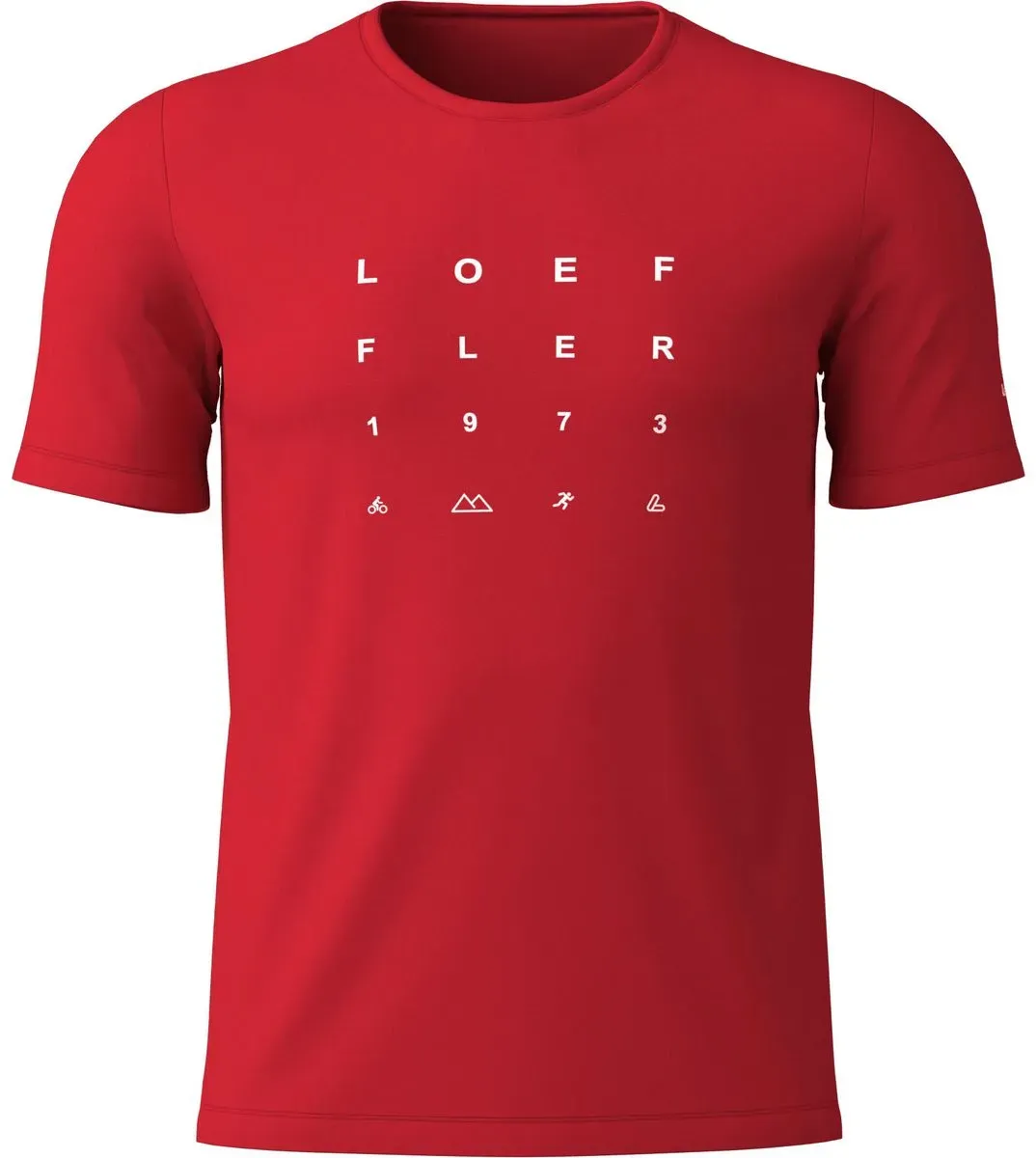 Löffler Men Printshirt Transtex Single red (551) 46