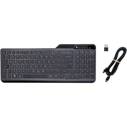 HP 400 - Tastatur - kompakte Größe, 2-Zonen-Layout, 12 programmierbare Tasten, g