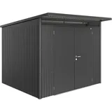 Biohort AvantGarde A6 2,6 x 2,2 m dunkelgrau-metallic Doppeltür