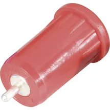 SCHNEPP BU 4800 rt Sicherheits-Laborbuchse Buchse, Einbau vertikal Stift-Ø: 4 mm Rot 1 St.