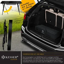 Kesser Campingtisch faltbar Schwarz