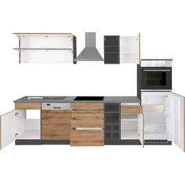 kochstation Küchenzeile KS-Colmar 300 cm grau