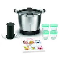 Moulinex XF387E10, Edelstahl, 1.4 liters, cremefarben