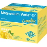 Magnesium 400 Zitrone Direkt-Granulat Sticks 50 St