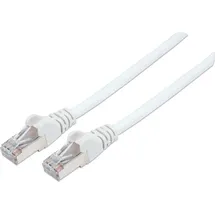 Intellinet Network Solutions Intellinet 741903 RJ45 Patchkabel CAT 6a (Rohkabel CAT 7) S/FTP 100% Kupfer, LS0H, 0,25 m Weiß