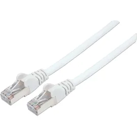 Intellinet Network Solutions Intellinet 741903 RJ45 Patchkabel CAT 6a (Rohkabel CAT 7) S/FTP 100% Kupfer, LS0H, 0,25 m Weiß