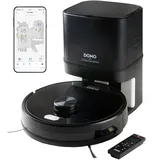 DOMO collection DO7298S Saug-und Wischroboter Schwarz