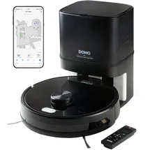 DOMO collection DO7298S Saug-und Wischroboter Schwarz