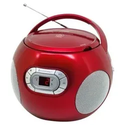 Soundmaster SCD2120 Tragbarer CD-Player Rot
