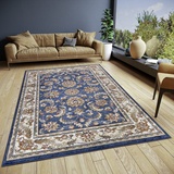 HANSE HOME Teppich »Reni«, rechteckig, Orientalisch, Orient, Kurzflor, Wohnzimmer, Schlafzimmer, Esszimmer, Blau