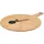 Five Pizza-Schneidebrett mit Schneidring 37 cm Beige