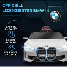 Homcom BMW Kinder Elektroauto mit Fernbedienung weiß (HOMCOM)