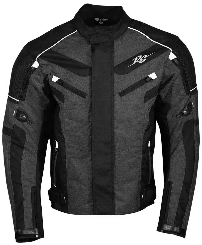 Rusty Stitches Romeo Jacke - Black / Grey / White - M