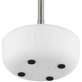 GLOBO Solarleuchte Edelstahl H 25 cm verstellbar weiß
