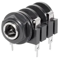 TRU Components 1578875 Klinken-Steckverbinder 6.35 mm Buchse, Einbau horizontal