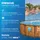 BESTWAY Steel Pro Max Frame Pool Set 427 x 107 cm holzoptik inkl. Filterpumpe + Zubehör