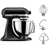 KITCHENAID Küchenmaschine Artisan 5KSM125EBM, schwarz (matt schwarz), B:24cm H:36cm T:37cm, Küchenmaschinen, matt schwarz