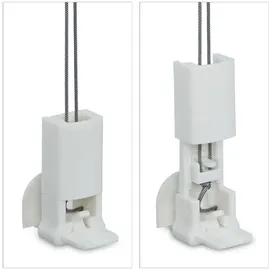 Relaxdays Plissee grau 90,0 x 210,0 cm