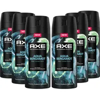 Axe Bodyspray Deo Aqua Bergamot 6 x 150 ml