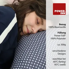 POWER INN POWER INN® SEVEN DREAMS Stillkissen | ca. 74 x 45 cm | Grau