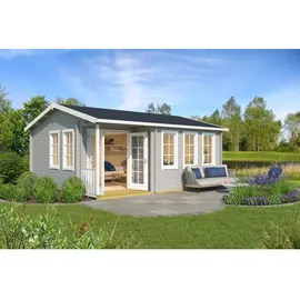 Lasita Maja Gartenhaus 6 x 5,22 m Grau